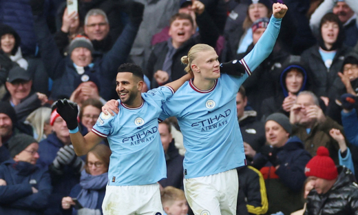 Erling Haaland lập hat-trick, Man City thắng đậm Wolves