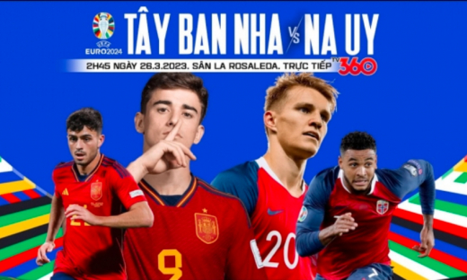 Nhận định Tây Ban Nha vs Na Uy, 02h45 ngày 26/3, vòng loại EURO 2024