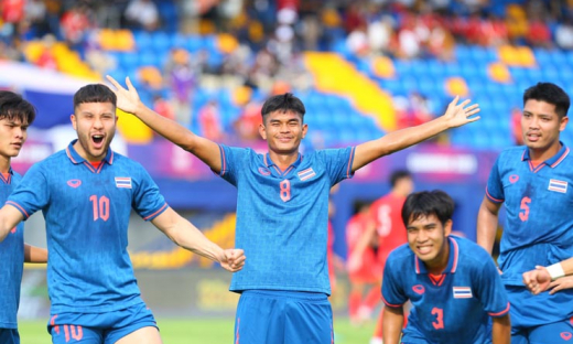 Thắng U22 Singapore, U22 Thái Lan ra quân thắng lợi ở SEA Games 32