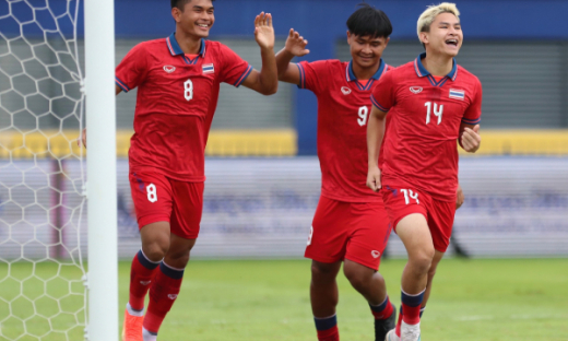 Thắng U22 Lào 4-1, U22 Thái Lan chạm một tay vào bán kết SEA Games 32