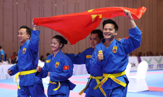 Vovinam 'mở hàng' Vàng cho đoàn Việt Nam ở ngày 9/5