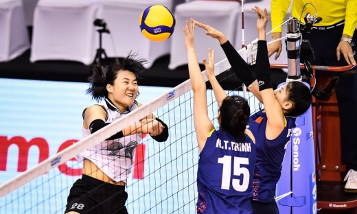 Tuyển bóng chuyền nữ Việt Nam thắng sốc Hàn Quốc ở giải bóng chuyền châu Á