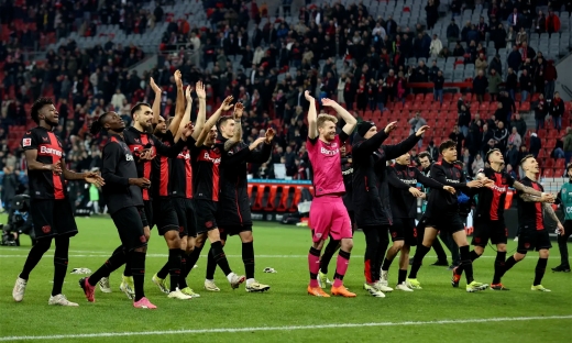Leverkusen tiếp tục bay cao, kéo dài kỷ lục