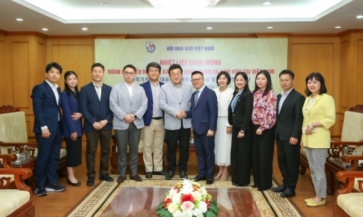 Mở rộng không gian hợp tác giữa Hội Nhà báo Việt Nam - Hội Nhà báo Hàn Quốc