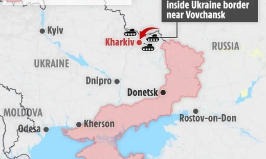 Quân đội Nga tăng cường tấn công ngoại ô Kharkiv, dần khép lại vòng vây