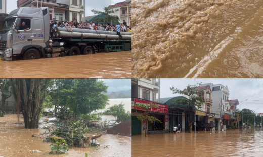 Người dân Bắc Giang chật vật chống chọi với mưa lũ