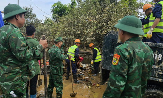 Chung tay hỗ trợ khắc phục thiệt hại bão Yagi tại các địa phương