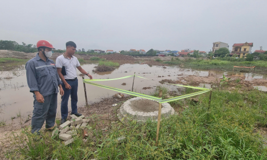 Dự án khu dân cư mới thôn Nhân Lý (Hưng Yên): Nhà thầu thi công làm hư hỏng mồ mả của người dân!