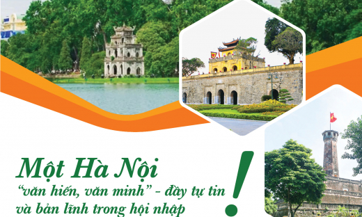 Một Hà Nội “văn hiến, văn minh” - đầy tự tin và bản lĩnh trong hội nhập!