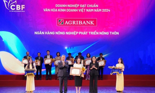 Agribank - Doanh nghiệp đạt chuẩn Văn hóa kinh doanh Việt Nam năm 2024