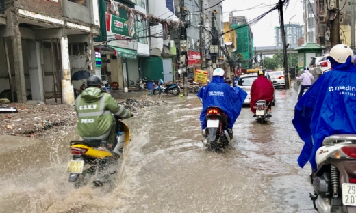 Hà Nội: Còn 12 điểm úng ngập mỗi khi mưa lớn