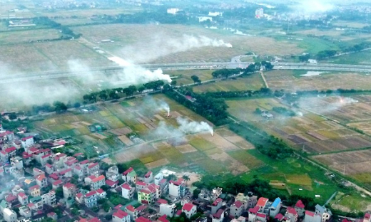 Hà Nội: Chấm dứt hoàn toàn tình trạng đốt rơm rạ trước ngày 31/12/2020