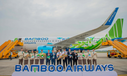 Bamboo Airways đón máy bay Airbus A320neo đầu tiên trong chiếc áo “Fly Green” ấn tượng