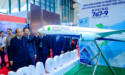 Thủ tướng Chính phủ chúc mừng Bamboo Airways đón máy bay thân rộng đầu tiên