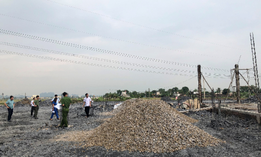 Ninh Bình: Đề nghị xử lí doanh nghiệp vi phạm hành lang an toàn công trình lưới điện đường dây 110kV