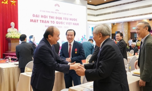 Thủ tướng dự Đại hội Thi đua yêu nước Mặt trận Tổ quốc Việt Nam