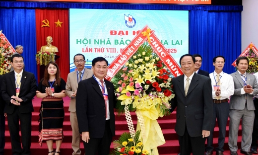 Ông Huỳnh Kiên được bầu giữ chức Chủ tịch Hội Nhà báo tỉnh Gia Lai