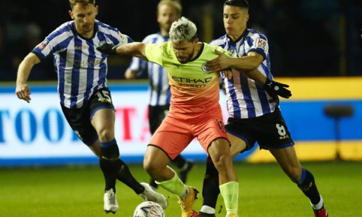 Sheffield Wednesday - Man City “nhọc nhằn” tiến vào tứ kết