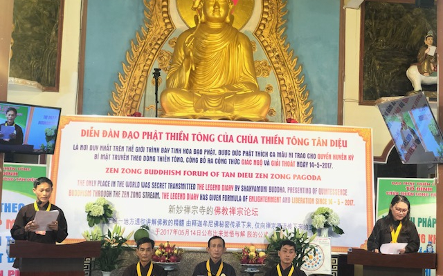 Hơn 300 phật tử tham gia diễn đàn về đạo Phật tại chùa Thiền Tông Tân Diệu - Long An