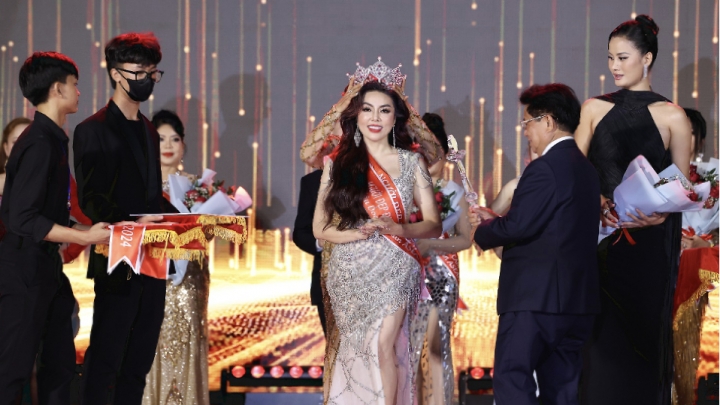 Người đẹp Nghiêm Thị Huệ đạt danh hiệu Hoa hậu Doanh nhân Asean 2024