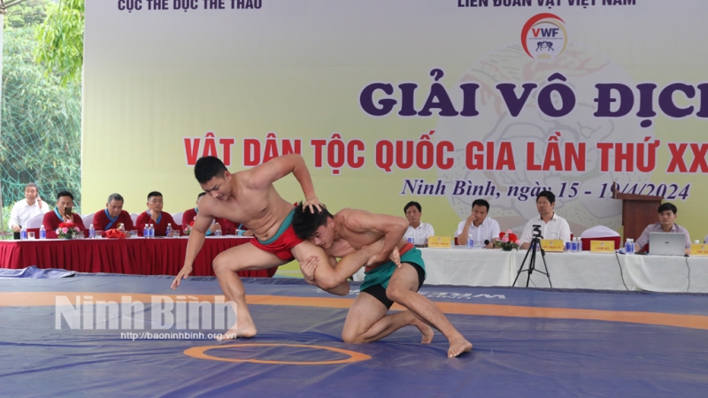 Khai mạc Giải vô địch vật dân tộc quốc gia lần thứ 28 tại Ninh Bình