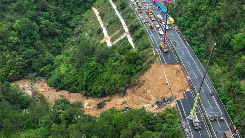 Số người chết tăng lên 24 trong vụ sụt lở đường cao tốc ở Quảng Đông, Trung Quốc