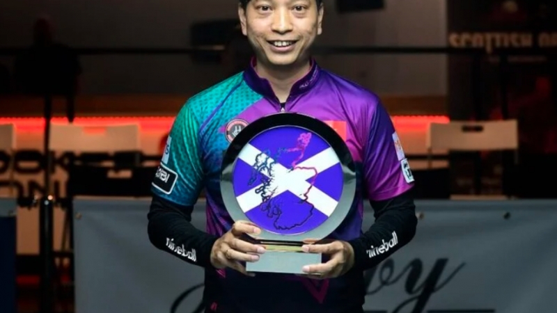 Cơ thủ Dương Quốc Hoàng vô địch giải billiards Scottish Open 2024