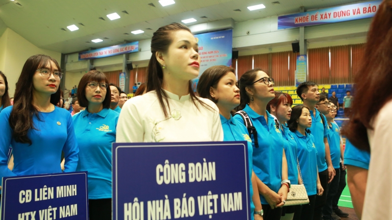 Hà Nội: Khai mạc Hội thao Công đoàn Viên chức Việt Nam