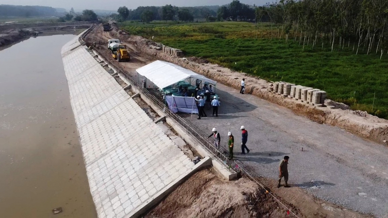 Bình Dương: Mở thầu hai gói thầu trị giá gần 600 tỷ đồng thuộc dự án nạo vét, gia cố suối Cái