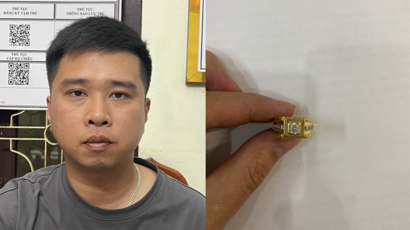 Bắt đối tượng trộm tiệm vàng tại Quảng Ninh