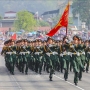 Hợp luyện toàn bộ khối diễu binh, diễu hành Lễ kỷ niệm 70 năm Chiến thắng Điện Biên Phủ